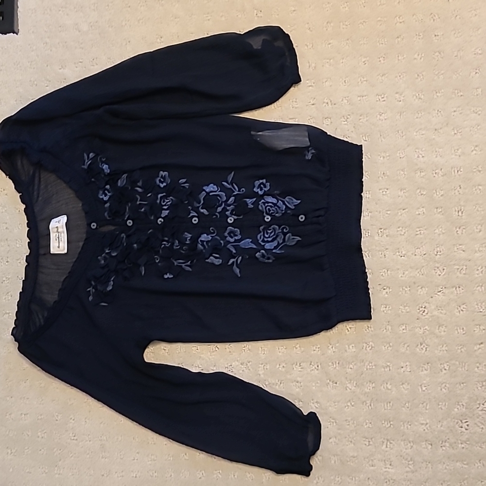 Abercrombie button blouse S